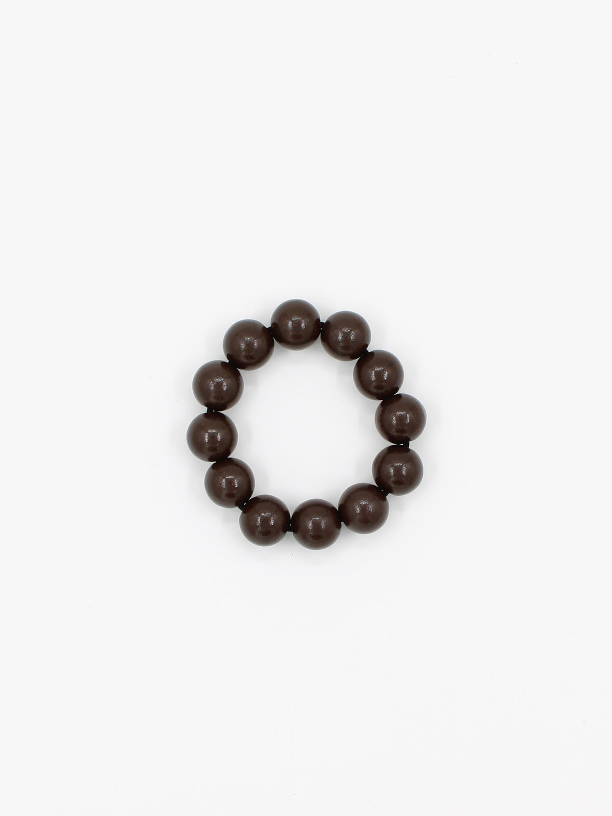 Big Perlen bracelet, brown