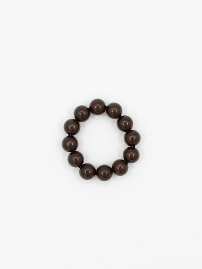 Big Perlen bracelet, brown