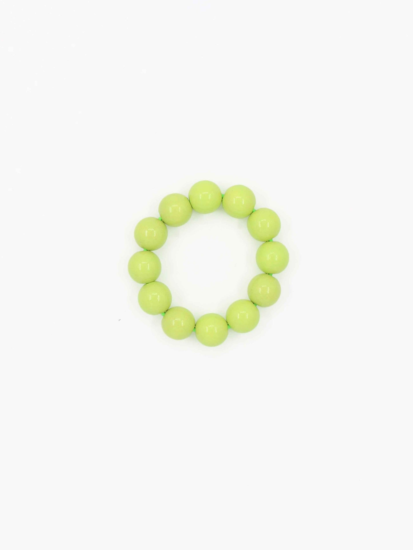 Big Perlen bracelet, lime