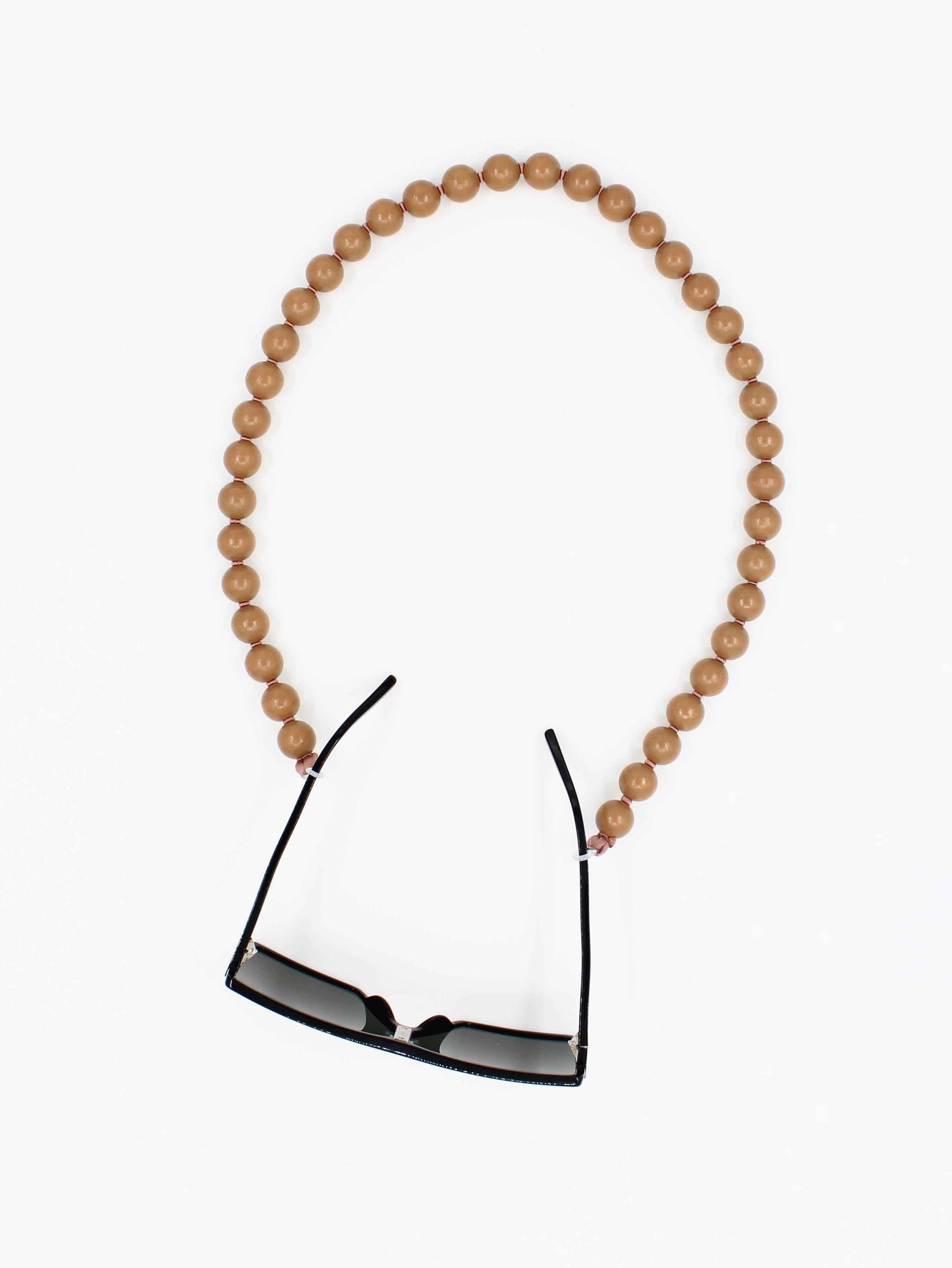 Brillenkette big, mocca