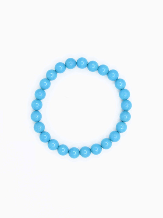 Big Perlen necklace, sky