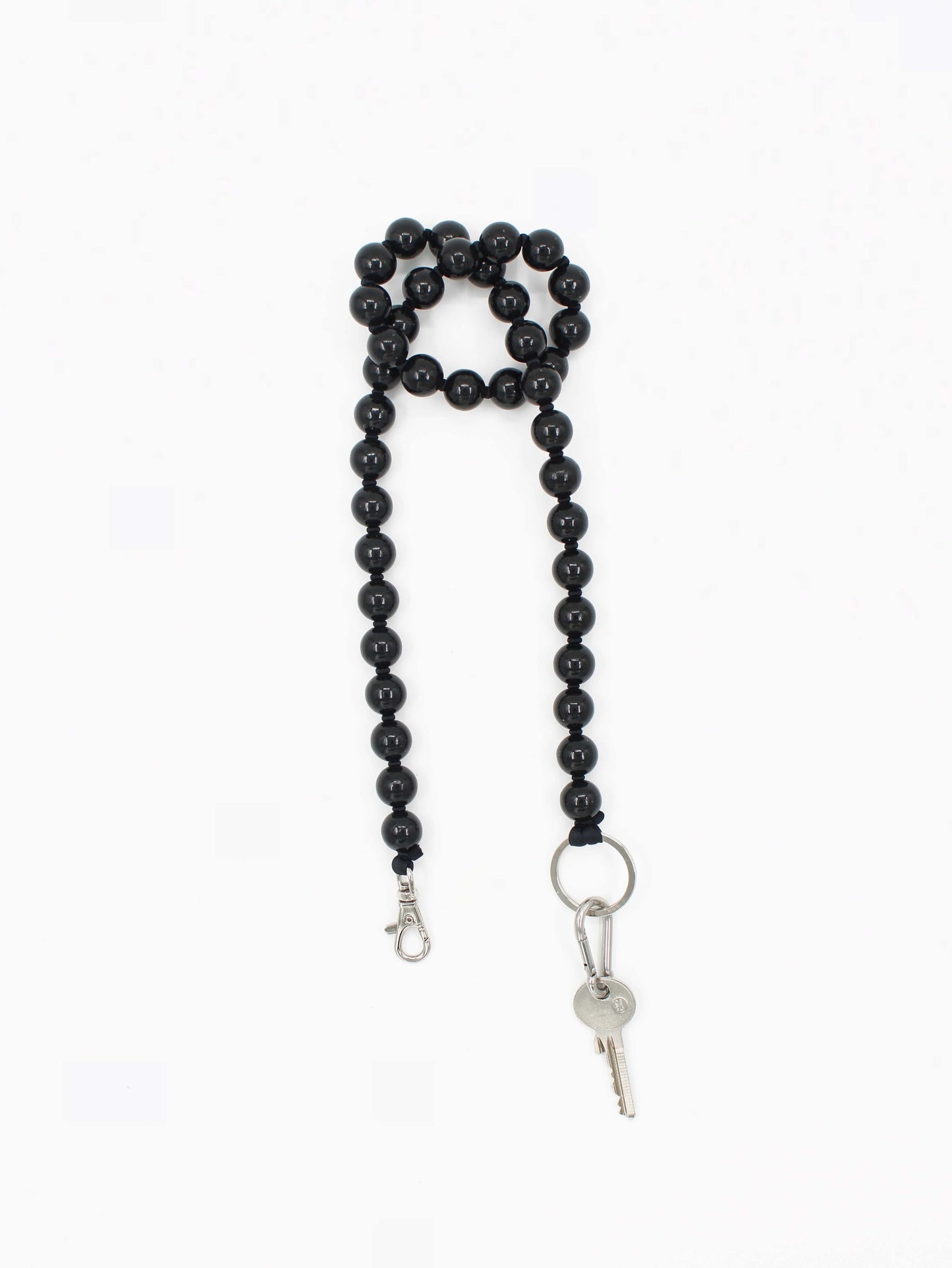 BIG Perlen long, black