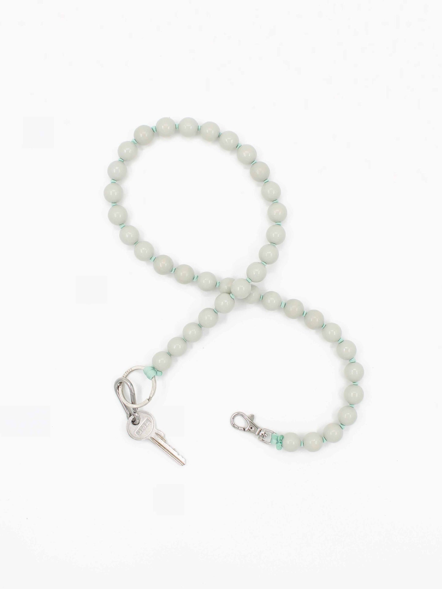 BIG Perlen long, lightgrey