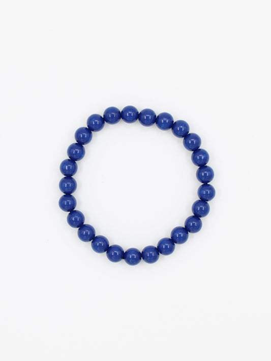 Big Perlen necklace, blue