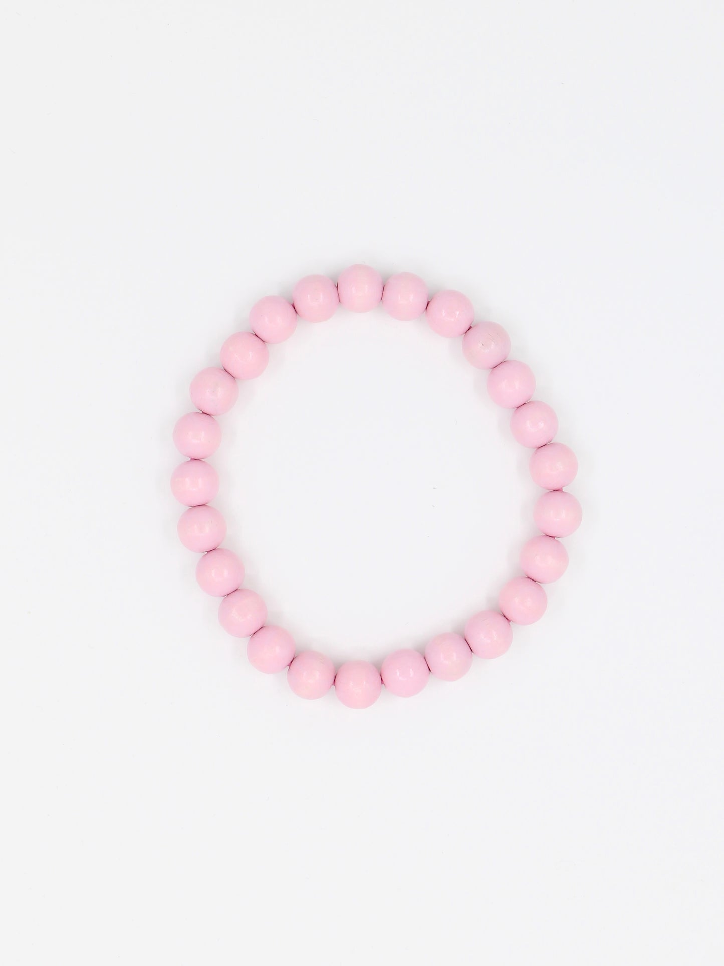 Big Perlen necklace, pastelrose