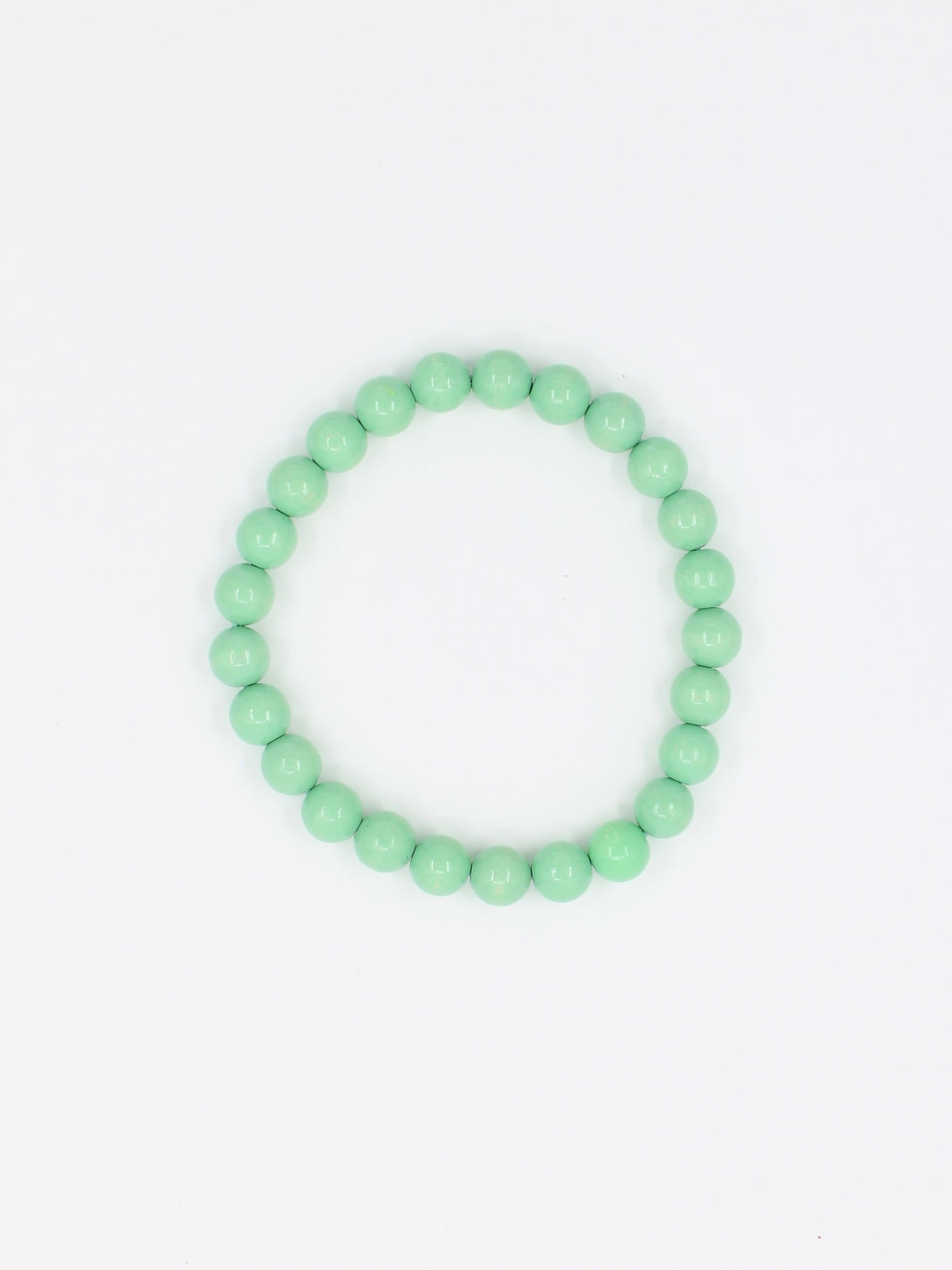 Big Perlen necklace, pastelgreen