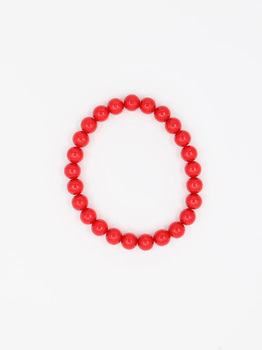 Big Perlen necklace, red