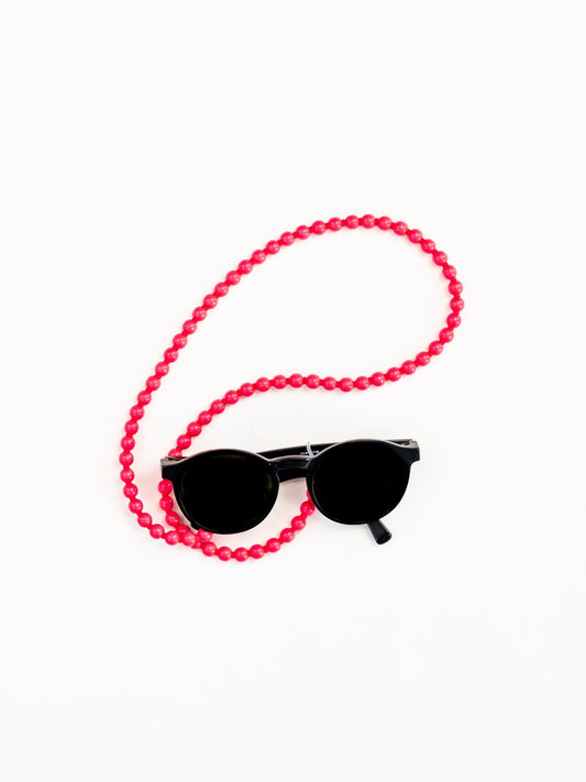 Brillenkette, neonpink