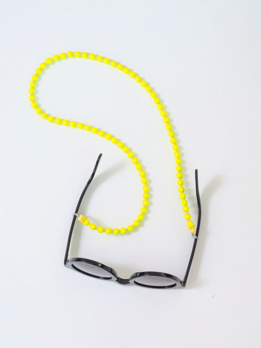 Brillenkette, neonyellow