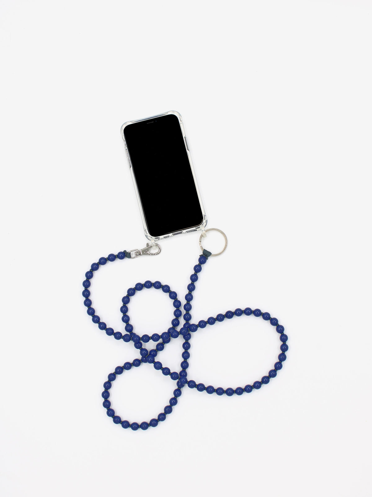 Handykette, blue grey