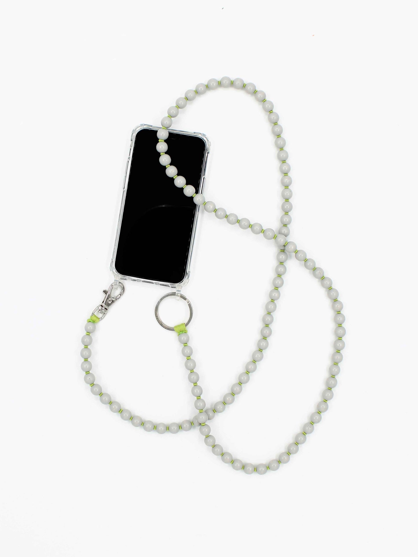 Handykette, lightgrey - lime