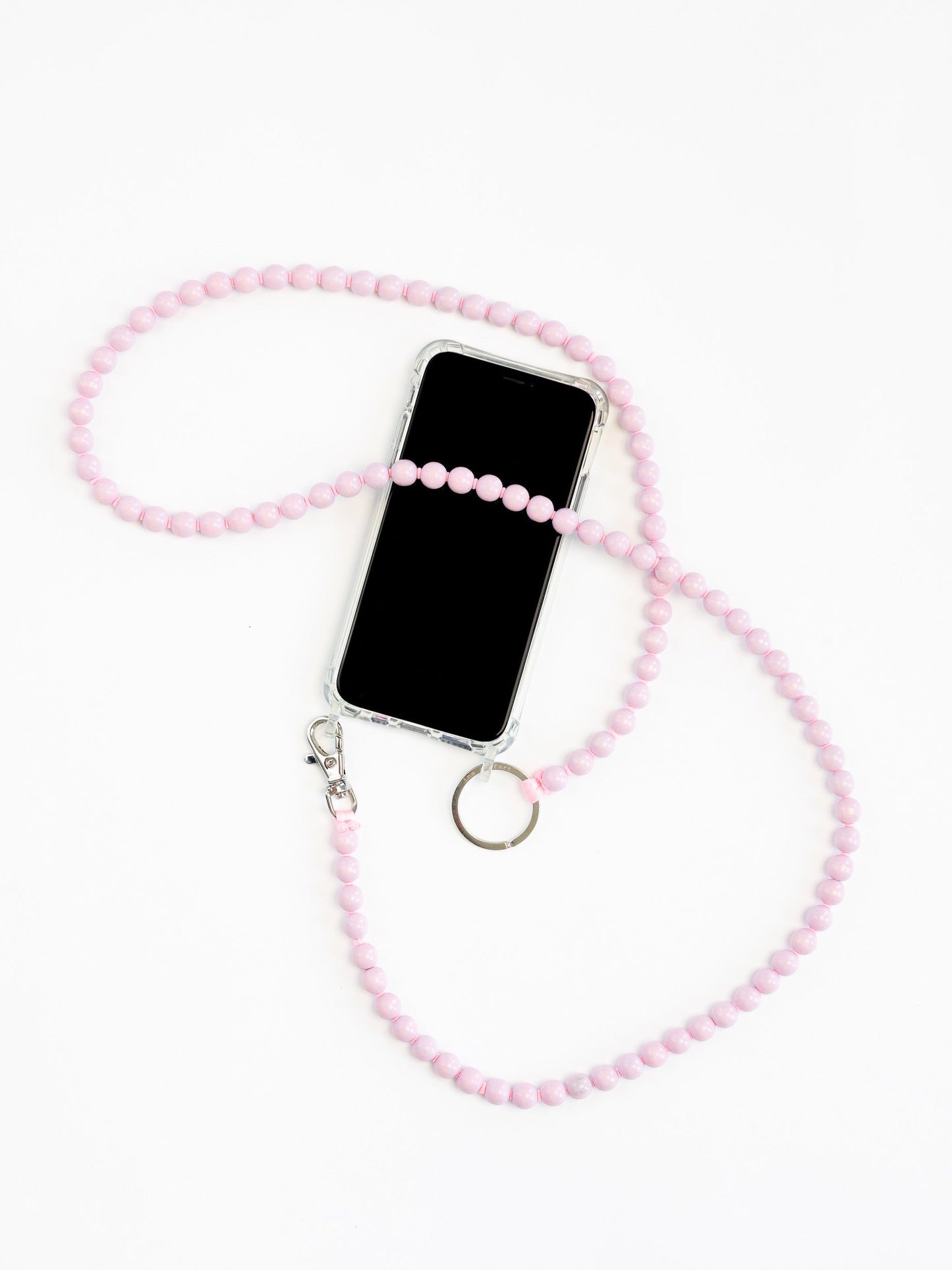 Handykette, pastelrose