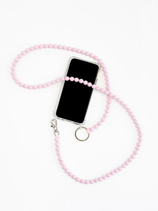 Handykette, pastelrose
