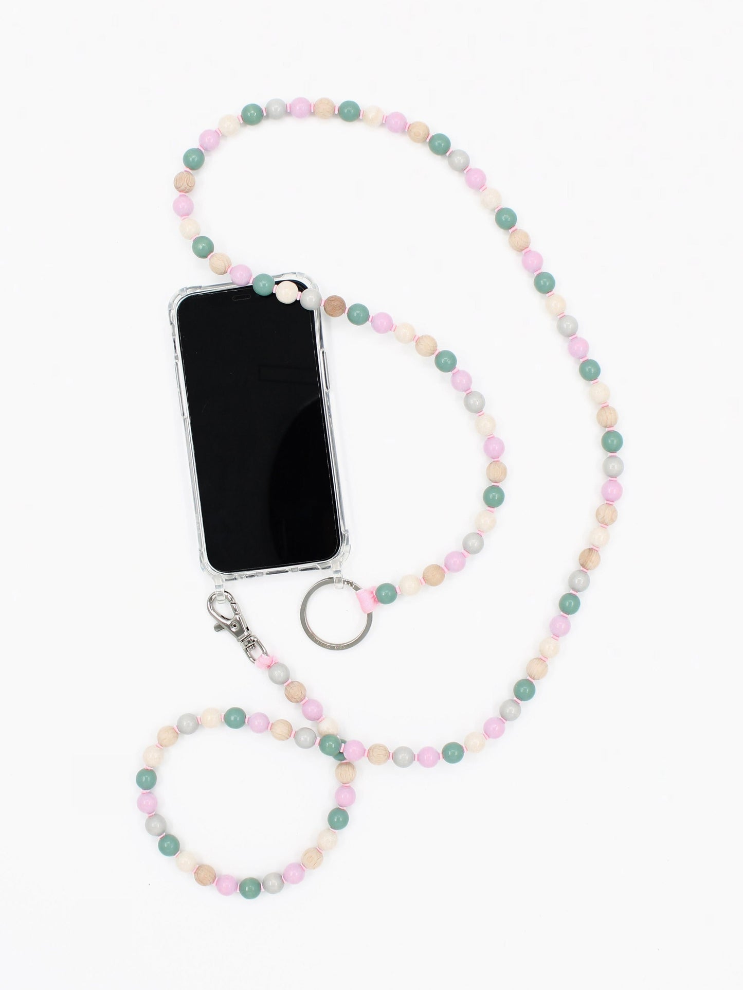 Handykette, rosemix