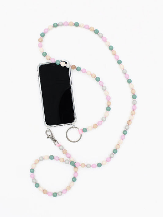 Handykette, rosemix
