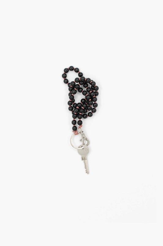 Perlen long, black mousse