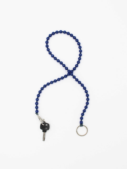 Perlen long, blue grey