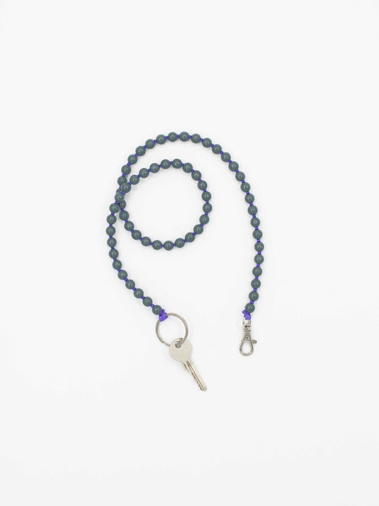 Perlen long, grafit lilac