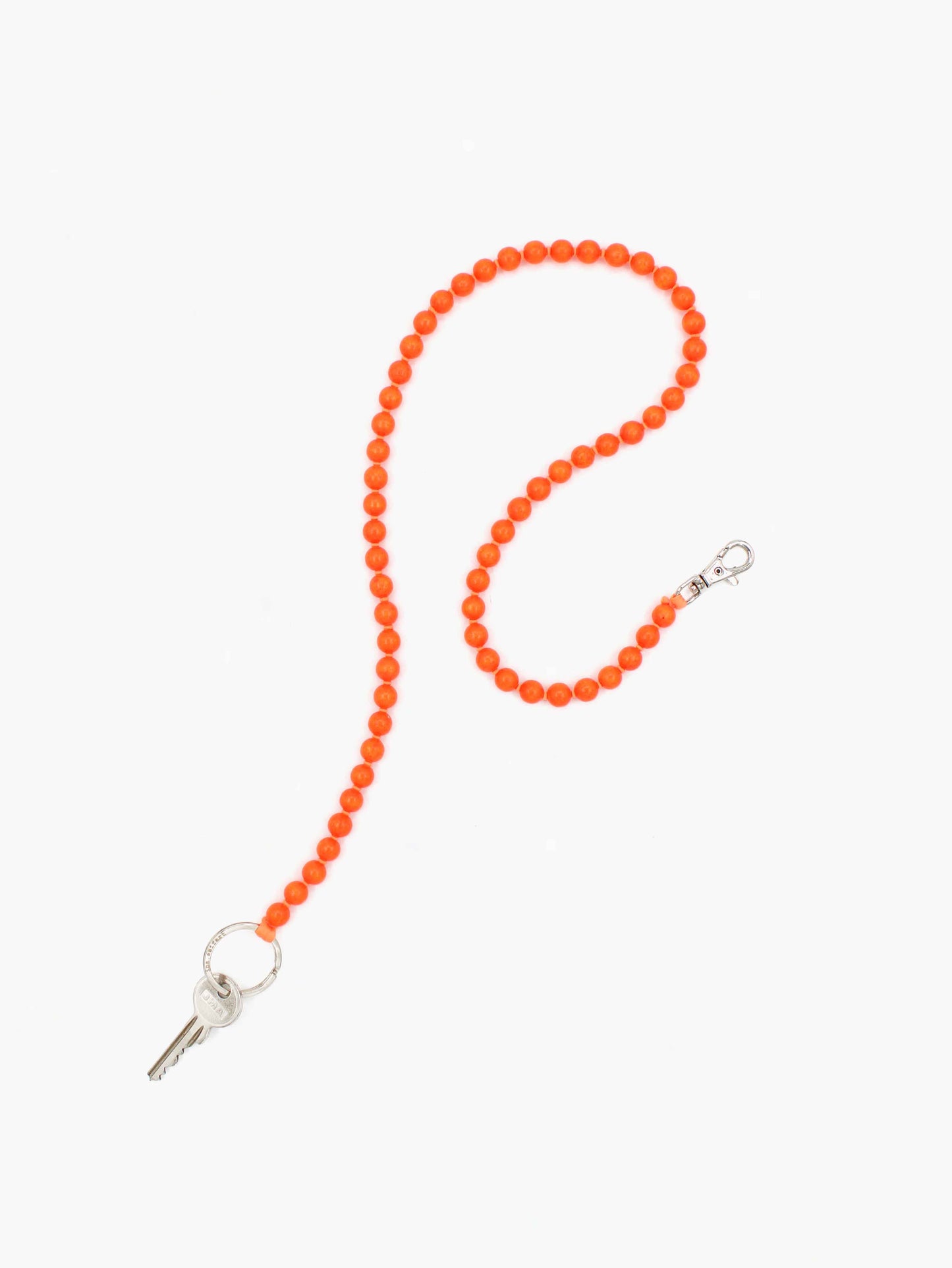 Perlen long, neonorange