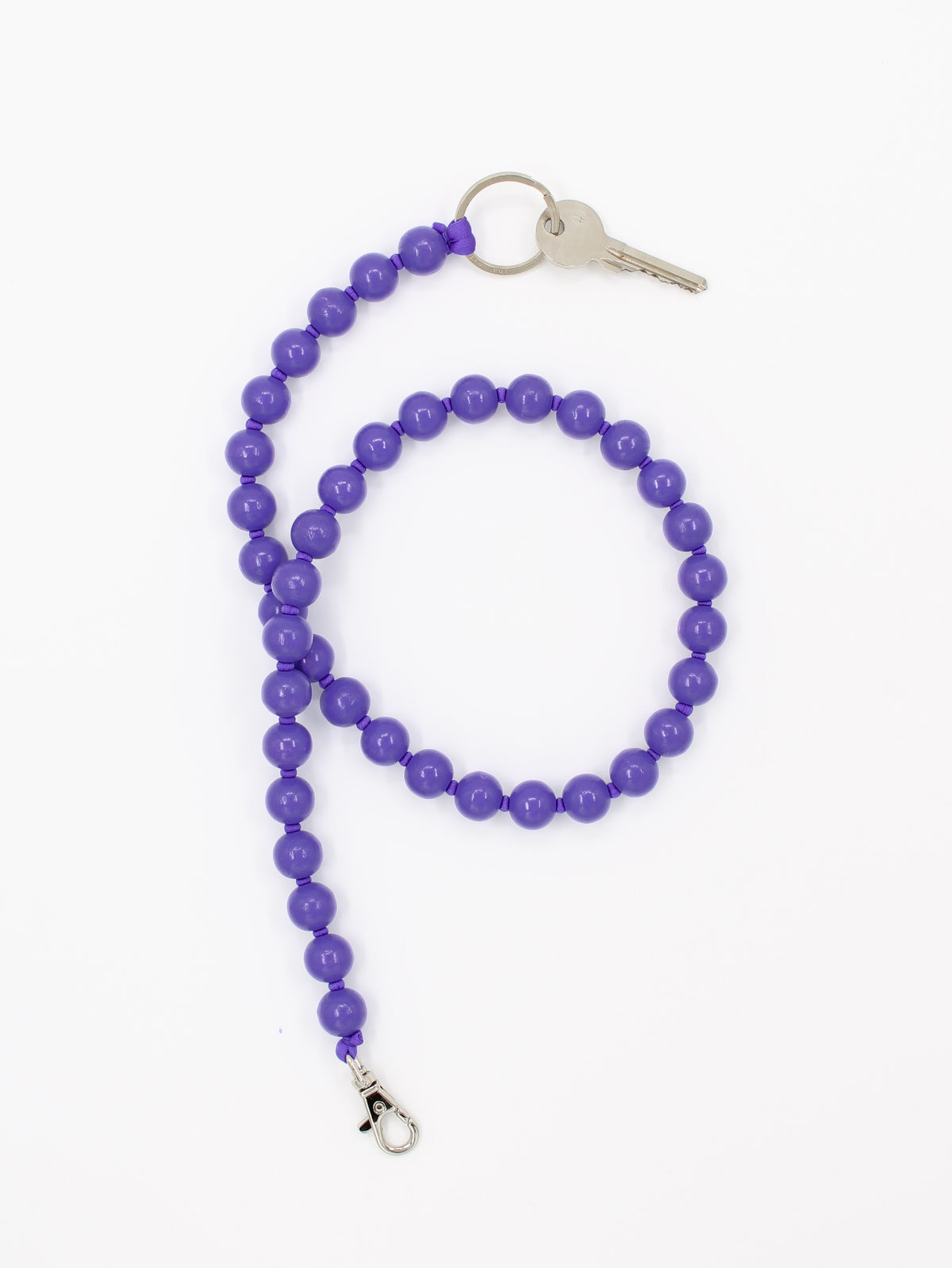 BIG Perlen long, purple