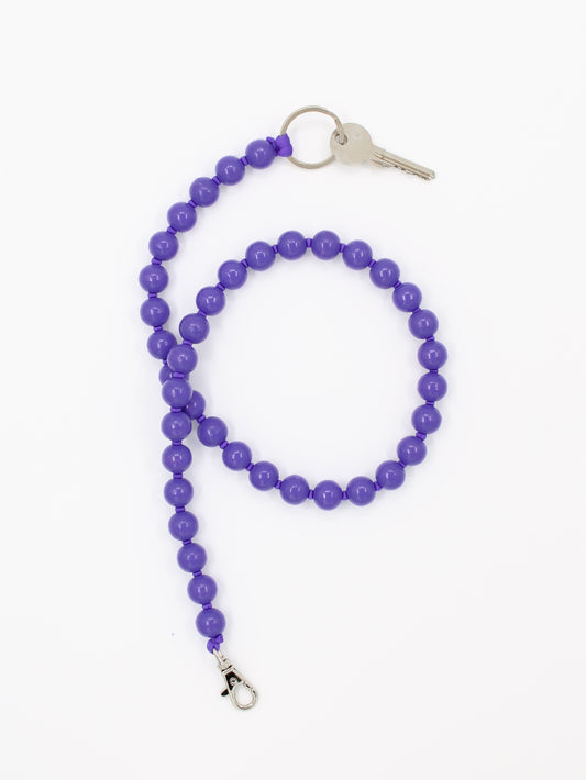 BIG Perlen long, purple