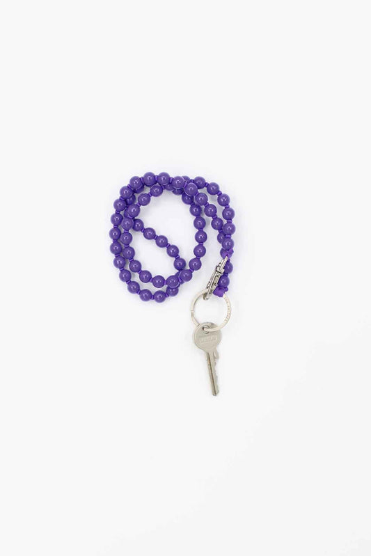Perlen long, purple