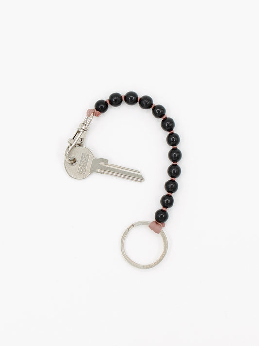 Perlen short, black-mousse