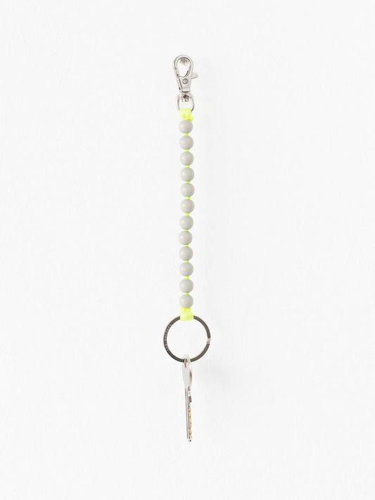 Perlen short, lightgrey - neonyellow