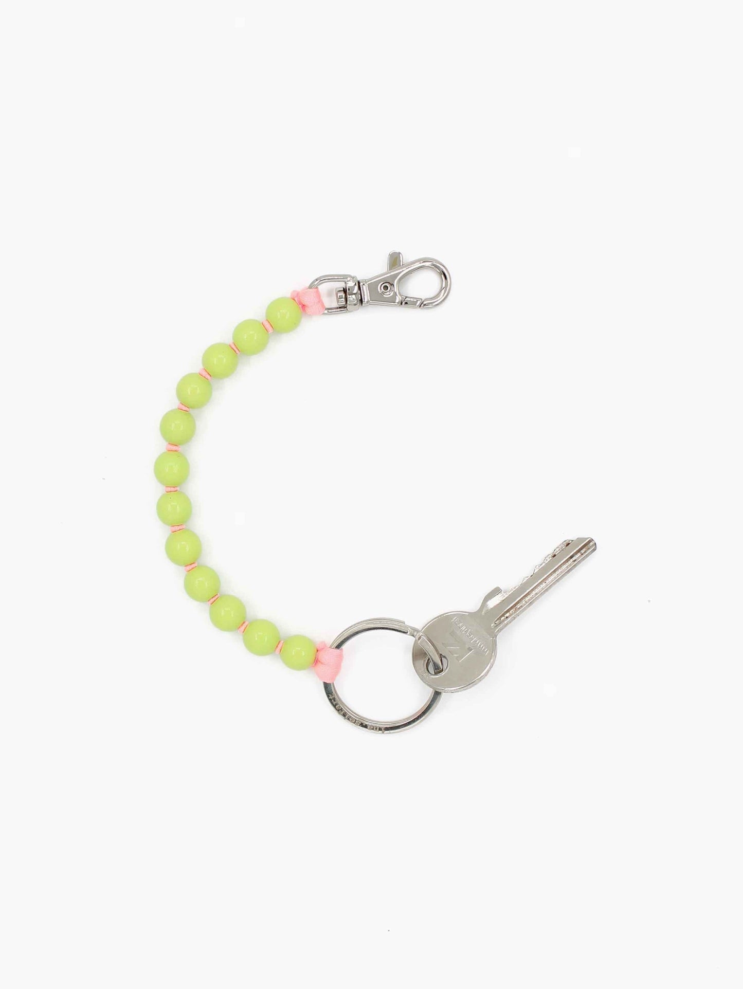 Perlen short, lime-rose