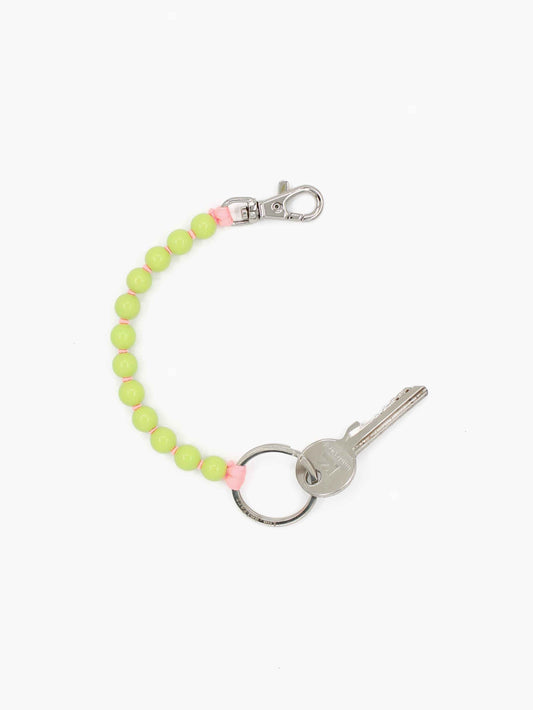 Perlen short, lime-rose