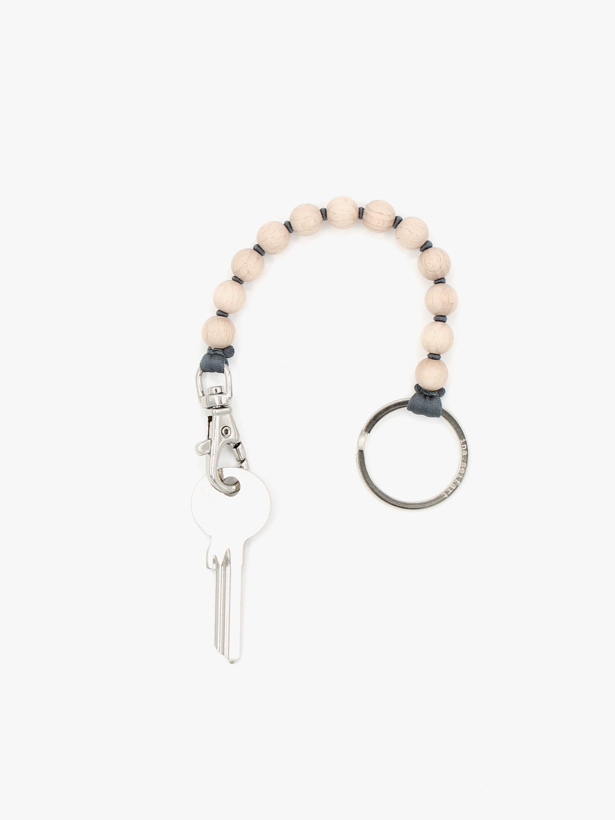Perlen short, natural grey