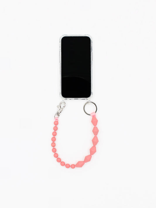 Perlenzickzack Short, blush