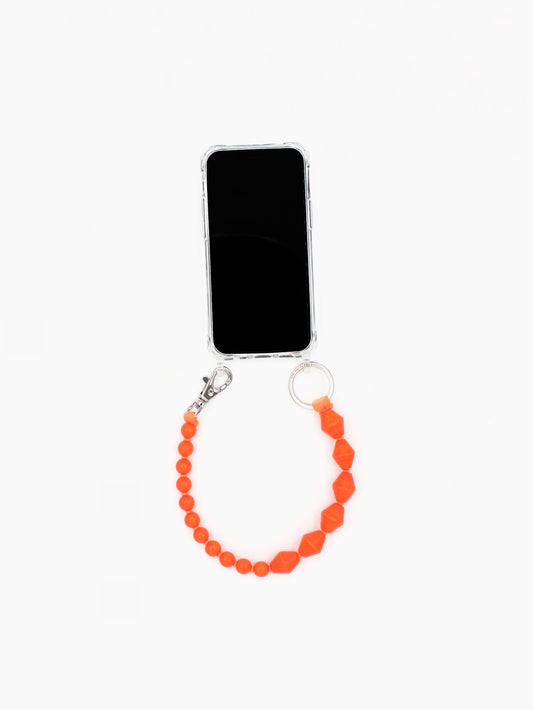 Perlenzickzack Short, neonorange