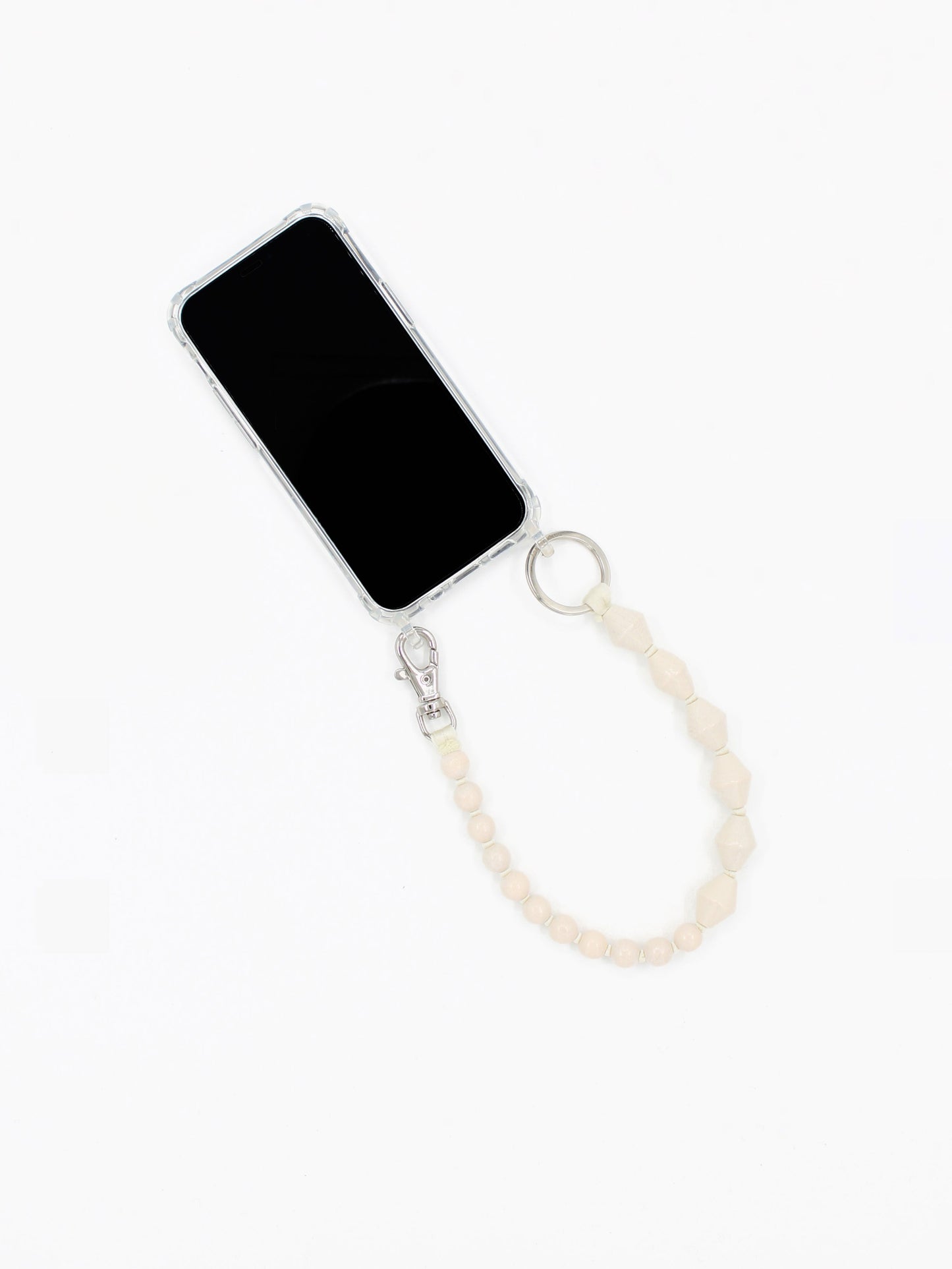 Perlenzickzack Short, opal