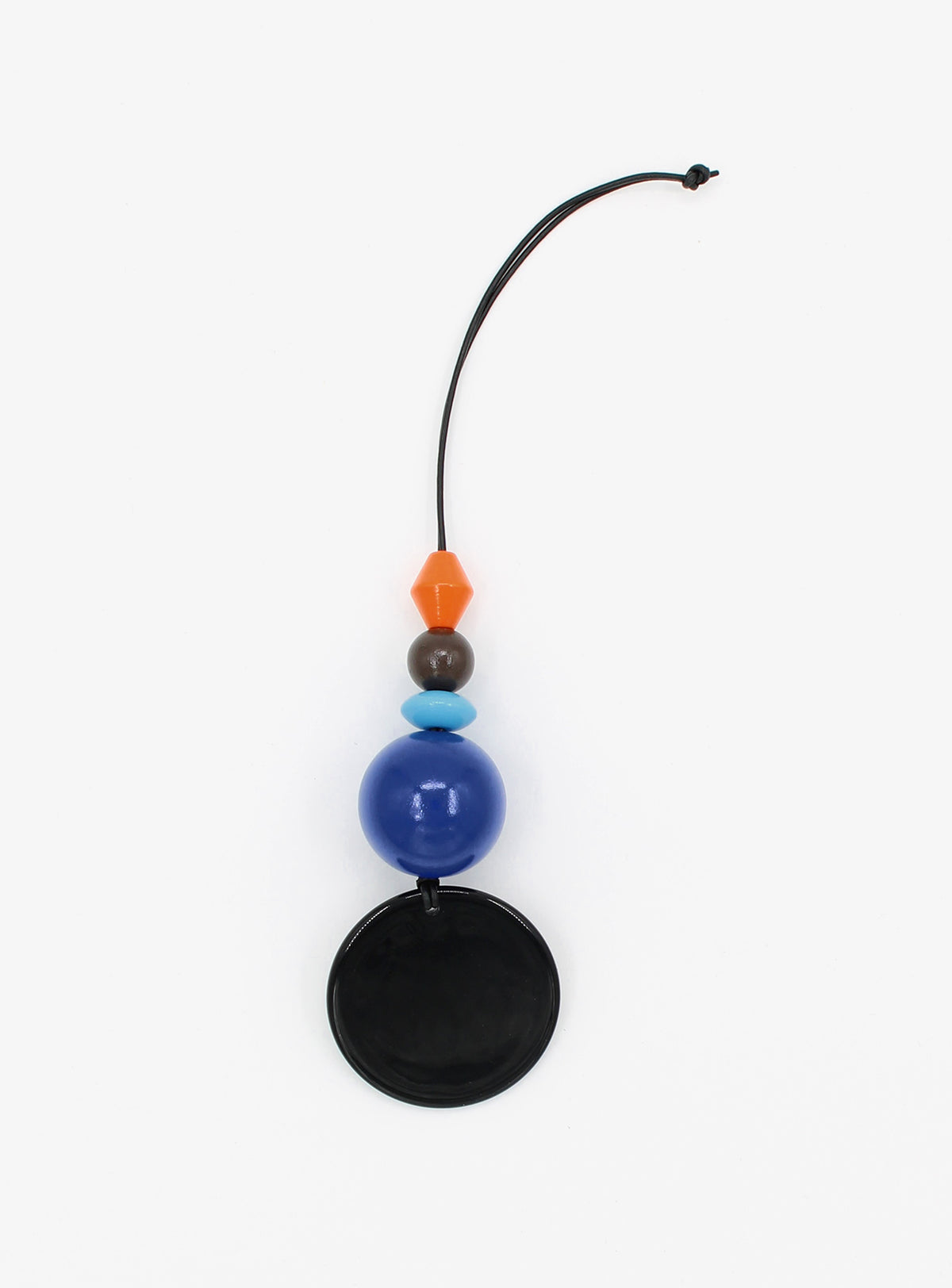 Bag Charm Viola, black - blue