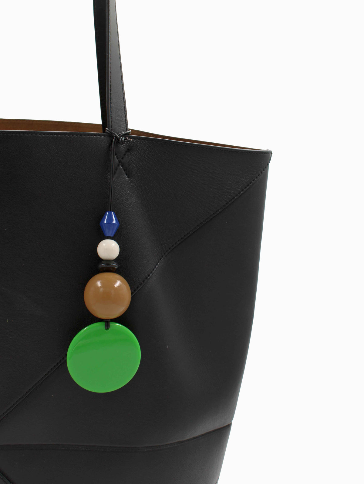 Bag Charm Viola, green - mocca