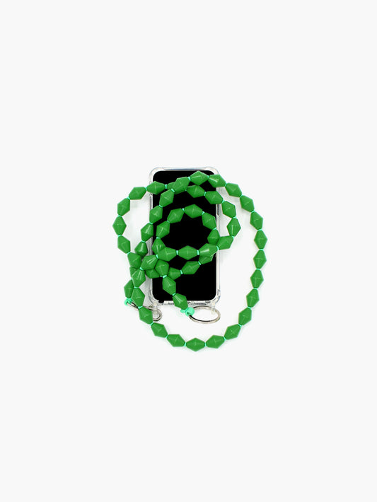 Zickzack Handykette, green