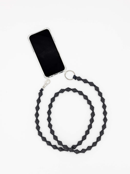 Zickzack Handykette, black