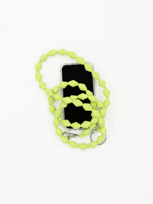 Zickzack Handykette, lime