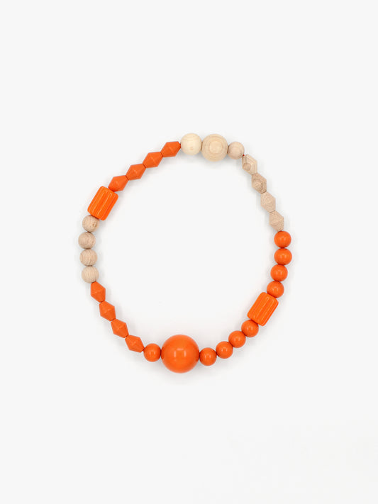 Halskette, orange