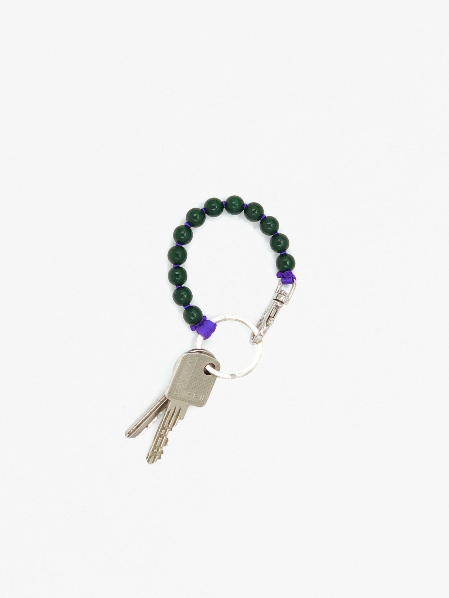 Perlen short, darkgreen-purple